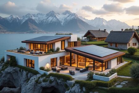 Top 5 des destinations pour la location de maisons équipées en panneaux solaires