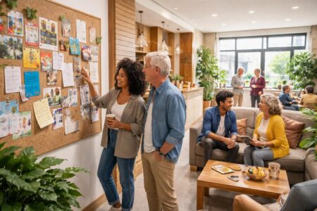 Comment l&rsquo;affichage dans les parties communes peut renforcer la communauté