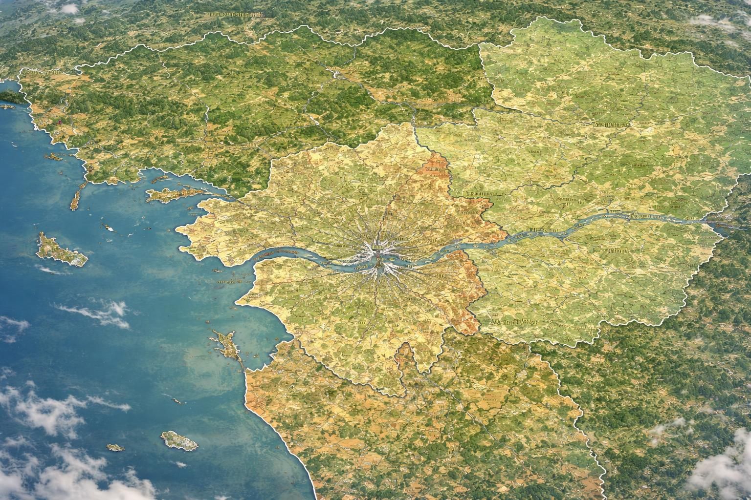 Les différents départements autour de Nantes : dans quel département est Nantes ?