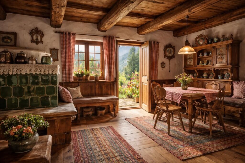 L&rsquo;héritage de la maison autrichienne traditionnelle en Autriche à préserver