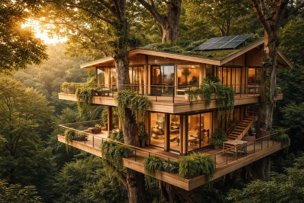 Les tendances actuelles en matière de maisons dans un arbre