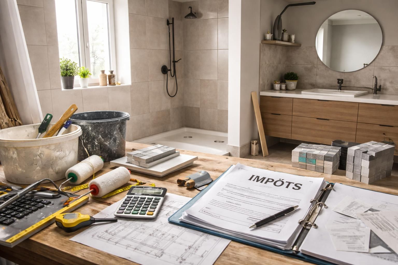 Peut-on déduire des impôts les travaux de salle de bain ?