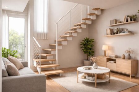 Choisir des escaliers gain de place pour un petit appartement