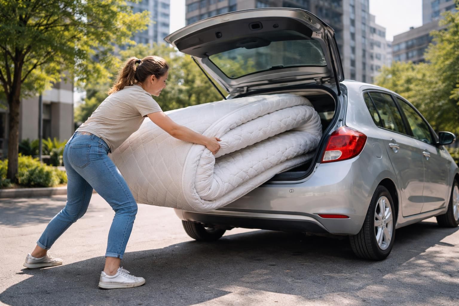 Transporter son matelas : peut-on vraiment le mettre dans le coffre ?