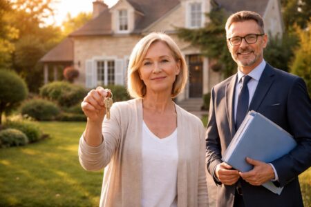 Vente d&rsquo;une maison par le conjoint survivant : droits