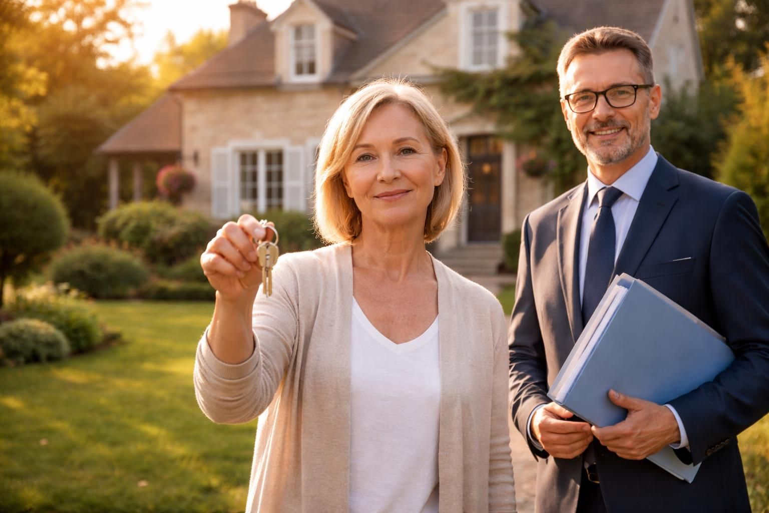 Vente d&rsquo;une maison par le conjoint survivant : droits