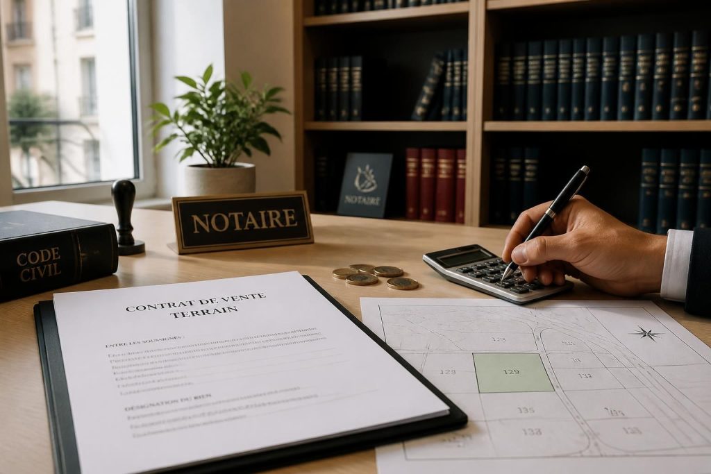 Calculer le tarif du notaire pour la vente d&rsquo;un terrain nu